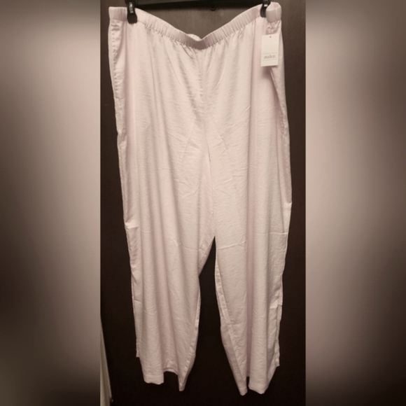 Auden Other - Womens AUDEN Wide Leg Silky Soft Thin COMFY Pink Pajama Pants PJ Bottoms 2X